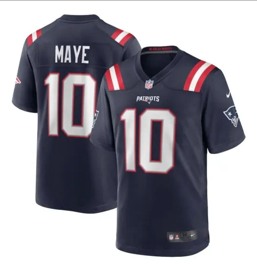 Youth Drake Maye New England Patriots Football Jerseys