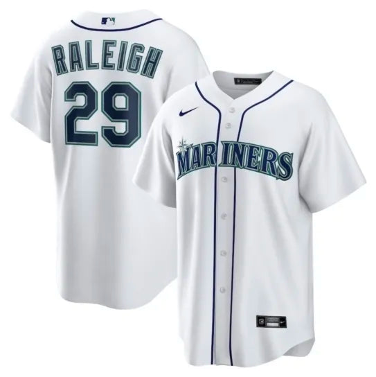 Youth Cal Raleigh Seattle Mariners Baseball Jersey
