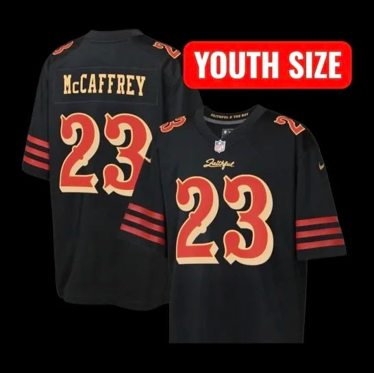 Youth Christian McCaffrey San Francisco 49ers Football Jersey