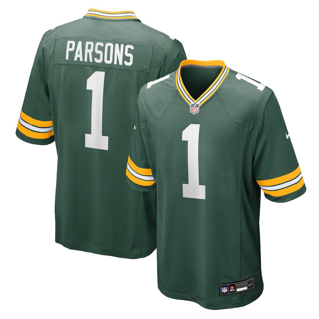 Youth Micah Parsons Green Bay Packers Football Jersey